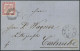 BADEN 16 BRIEF, 1862, 3 Kr. Rosakarmin Mit Nummernstempel 8 Auf Prachtbrief Von BADEN Nach Carlsruhe, Fotoattest Englert - Covers & Documents