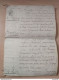 Document Republique Francais Tribunal Civil Mr Regnier BOUSSAC Creuse De 1872 Jolis Timbres - Manuscrits