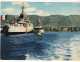 BATEAUX DE GUERRE. TOULON. CPSM... " LE JEAN BART  " DANS LA RADE. ANNEE 1976 + TEXTE - Warships