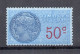 !!! TIMBRE FISCAL N°97A 50C AU LIEU DE 50F NEUF* SIGNE CALVES - Stamps