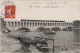 CPA 75 PARIS Le Viaduc D'Auteuil 1909 - Barques, Bateau Mouche, Train - The River Seine And Its Banks