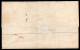 1863 14 APR RARA AFFRANCATURA BICOLORE MISTA FRANCOBOLLI X STAMPATI+ C.5 IV EMISSIONE SASS.13 Ea+STAMPE 19 SU PIEGO DI L - Sardaigne