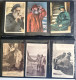 Delcampe - Gros Lot De 4 Albums De Cartes Postales Anciennes - 100 - 499 Postcards