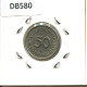50 PFENNIG 1976 F WEST & UNIFIED GERMANY Coin #DB580.U.A - 50 Pfennig