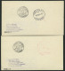 BERLIN 189,190 BRIEF, 1960, Erstflug Berlin-Budapest-Belgrad-Tirana, Ankunftsstpl. Belgrad Und Budapest, 2 Prachtkarten - Storia Postale