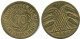 10 RENTENPFENNIG 1924 A DEUTSCHLAND Münze GERMANY #AD581.9.D.A - 10 Rentenpfennig & 10 Reichspfennig