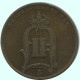 5 ORE 1876 SUECIA SWEDEN Moneda #AC580.2.E.A - Suède