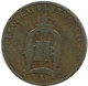 2 ORE 1880 SUECIA SWEDEN Moneda #AD010.2.E.A - Suecia