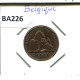 2 CENTIMES 1874 FRENCH Text BÉLGICA BELGIUM Moneda #BA226.E.A - 2 Cents