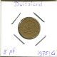 5 PFENNIG 1975 G BRD ALLEMAGNE Pièce GERMANY #DC399.F.A - 5 Pfennig