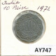10 PAISE 1972 INDIA Moneda #AY747.E.A - India
