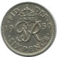 SIXPENCE 1950 UK GREAT BRITAIN SILVER Coin #AG955.1.U.A - H. 6 Pence