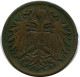 2 PFENNIG 1894 AUSTRIA Coin #AW949.U.A - Oesterreich