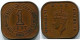 1 CENT 1943 MALAYA Coin #AR905.U.A - Altri – Asia