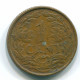 1 CENT 1965 NETHERLANDS ANTILLES Bronze Fish Colonial Coin #S11113.U.A - Antilles Néerlandaises