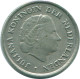 1/10 GULDEN 1966 ANTILLAS NEERLANDESAS PLATA Colonial Moneda #NL12927.3.E.A - Antilles Néerlandaises