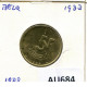 5 FRANCS 1988 FRENCH Text BÉLGICA BELGIUM Moneda #AU684.E.A - 5 Francs