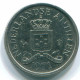 10 CENTS 1971 NIEDERLÄNDISCHE ANTILLEN Nickel Koloniale Münze #S13420.D.A - Antillas Neerlandesas