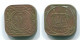 5 CENTS 1972 SURINAME NEERLANDÉS NETHERLANDS Nickel-Brass #S12939.E.A - Surinam 1975 - ...