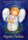 ANGELO Buon Anno Natale Vintage Cartolina CPSM #PAJ249.A - Engel