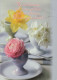FLOWERS Vintage Postcard CPSM #PBZ574.A - Fleurs