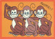AFFE Tier Vintage Ansichtskarte Postkarte CPSM #PAN976.A - Monkeys