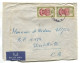 Congo Elisabethville Oblit. Keach 12B(K)1 Sur Revers De Lettre Venant De Bukavu  Le 12/05/1955 C.O.B. 286A (paire) - Covers & Documents