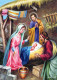 Jungfrau Maria Madonna Jesuskind Weihnachten Religion Vintage Ansichtskarte Postkarte CPSM #PBB731.A - Vergine Maria E Madonne