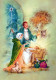Virgen María Virgen Niño JESÚS Navidad Religión Vintage Tarjeta Postal CPSM #PBB768.A - Vergine Maria E Madonne