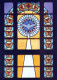 VETRI MACCHIATI Cristianesimo Religione Vintage Cartolina CPSM #PBQ215.A - Quadri, Vetrate E Statue
