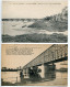 LOT 2 CPA * LES PONTS DE CÉ 1.- Pont Loire Port Grand Large 2.- Grand Pont Du Chemin De Fer ( Voyagé 1916) - Les Ponts De Ce