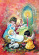 ANGEL CHRISTMAS Holidays Vintage Postcard CPSM #PAH355.GB - Anges