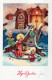 ANGEL CHRISTMAS Holidays Vintage Postcard CPSMPF #PAG850.GB - Anges