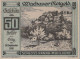 50 HELLER 1920 Stadt WACHAU Niedrigeren Österreich Notgeld Banknote #PE081 - [11] Emisiones Locales