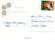 ÁNGEL Feliz Año Navidad Vintage Tarjeta Postal CPSM #PAS733.ES - Anges