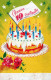 HAPPY BIRTHDAY 10 Year Old Vintage Postcard CPSMPF #PKD201.GB - Anniversaire