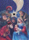 Virgen Mary Madonna Baby JESUS Christmas Religion Vintage Postcard CPSM #PBP645.GB - Vierge Marie & Madones