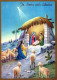 Virgen Mary Madonna Baby JESUS Christmas Religion Vintage Postcard CPSM #PBB739.GB - Jungfräuliche Marie Und Madona