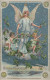 ÁNGEL NAVIDAD Vintage Antiguo Tarjeta Postal CPA #PAG655.ES - Engel