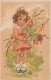 NIÑOS Retrato Vintage Tarjeta Postal CPSMPF #PKG819.ES - Abbildungen