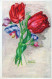 FLORES Vintage Tarjeta Postal CPA #PKE590.ES - Bloemen