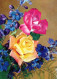 FLORES Vintage Tarjeta Postal CPSM #PBZ355.ES - Bloemen