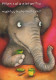 ELEFANTE Animales Vintage Tarjeta Postal CPSM #PBS760.ES - Elefanti