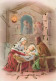 Vierge Marie Madone Bébé JÉSUS Noël Religion Vintage Carte Postale CPSM #PBB808.FR - Vierge Marie & Madones