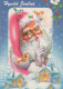 BABBO NATALE Natale Vintage Cartolina CPSM #PAJ842.IT - Santa Claus