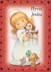 ANGELO Buon Anno Natale Vintage Cartolina CPSM #PAH551.IT - Anges