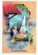 ANGELO Buon Anno Natale Vintage Cartolina CPSM #PAH731.IT - Engelen