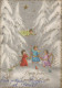 ANGELO Buon Anno Natale Vintage Cartolina CPSM #PAH359.IT - Engelen