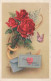 FLOWERS Vintage Ansichtskarte Postkarte CPSMPF #PKG075.DE - Bloemen