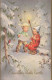 ENGEL Weihnachten Vintage Ansichtskarte Postkarte CPSMPF #PKD760.DE - Angels